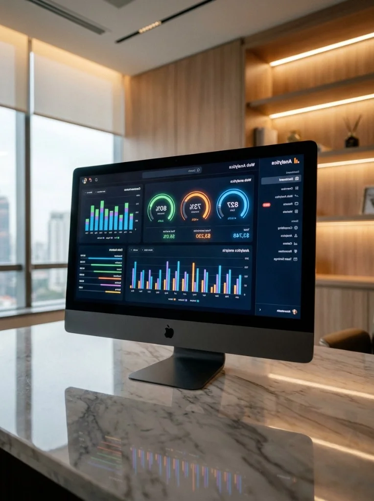 Advanced Analytics Application on iMac